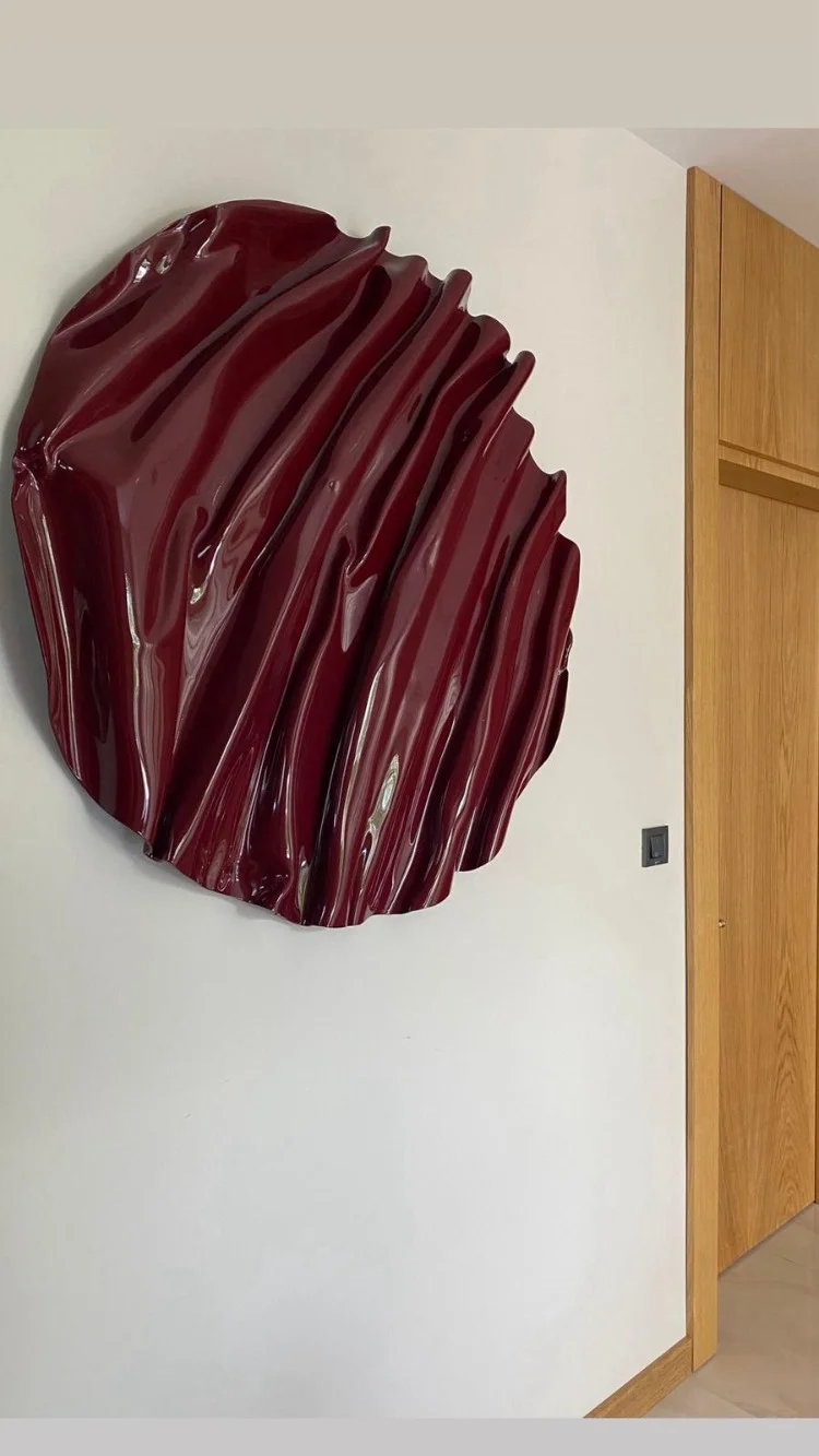 Layer Round Burgundy